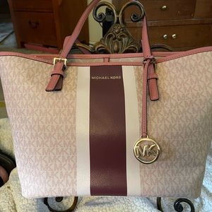 Pink/Mauve EUC MK TOTE